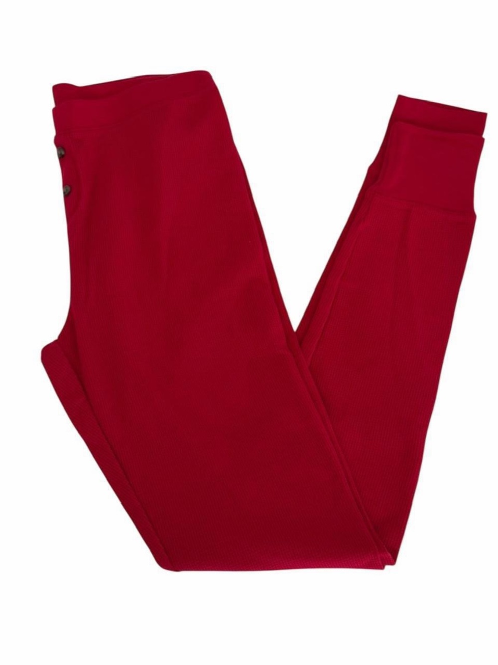 Old Navy Women’s Red Waffle Knit Thermal Leggings Size Small - Picture 6 of 8